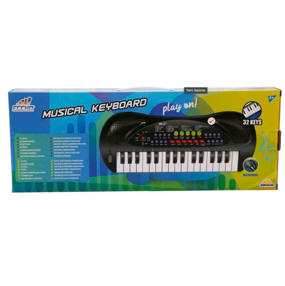 Time Toys Sun Mikrofonlu Elektronik 32 Tuş Org