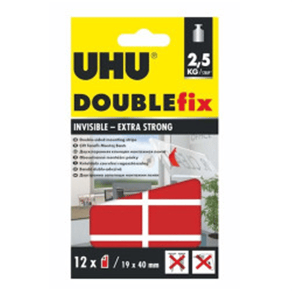 UHU DOUBLEfix ŞEFFAF GÜÇLÜ MONTAJ ŞERİDİ