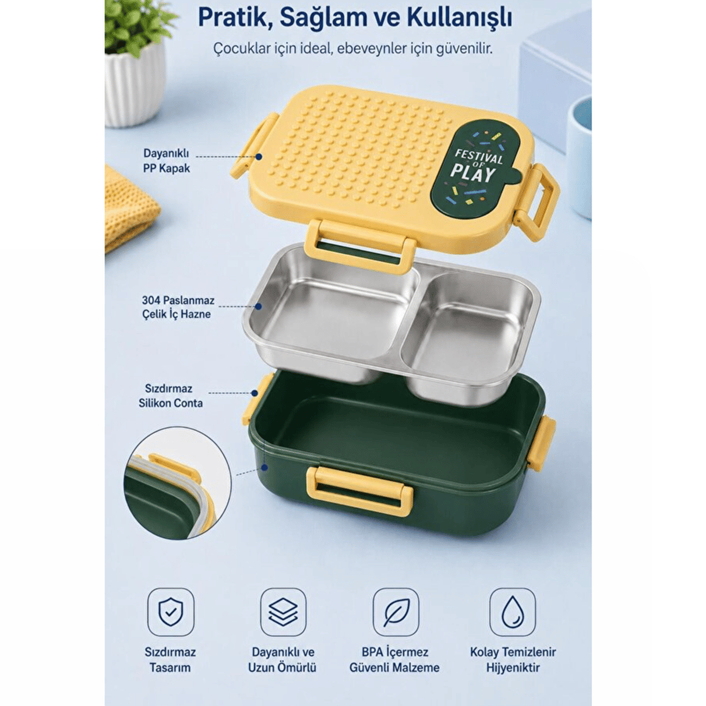 VAGONLIFE PASLANMAZ ÇELİK LUNCHBOX