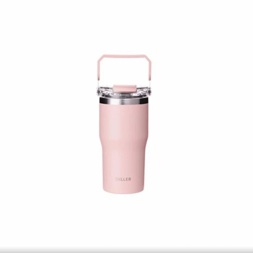 Diller D9168 Pembe Çelik Matara 620 ml 