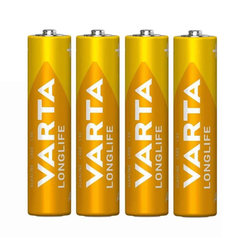 Varta Longlife AAA İnce Kalem Alkalin Pil 4’lü Blister Paket