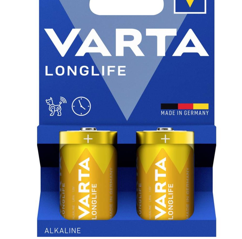 Varta Longlife C Boy Alkalin Pil LR14 2’li Blister Paket 