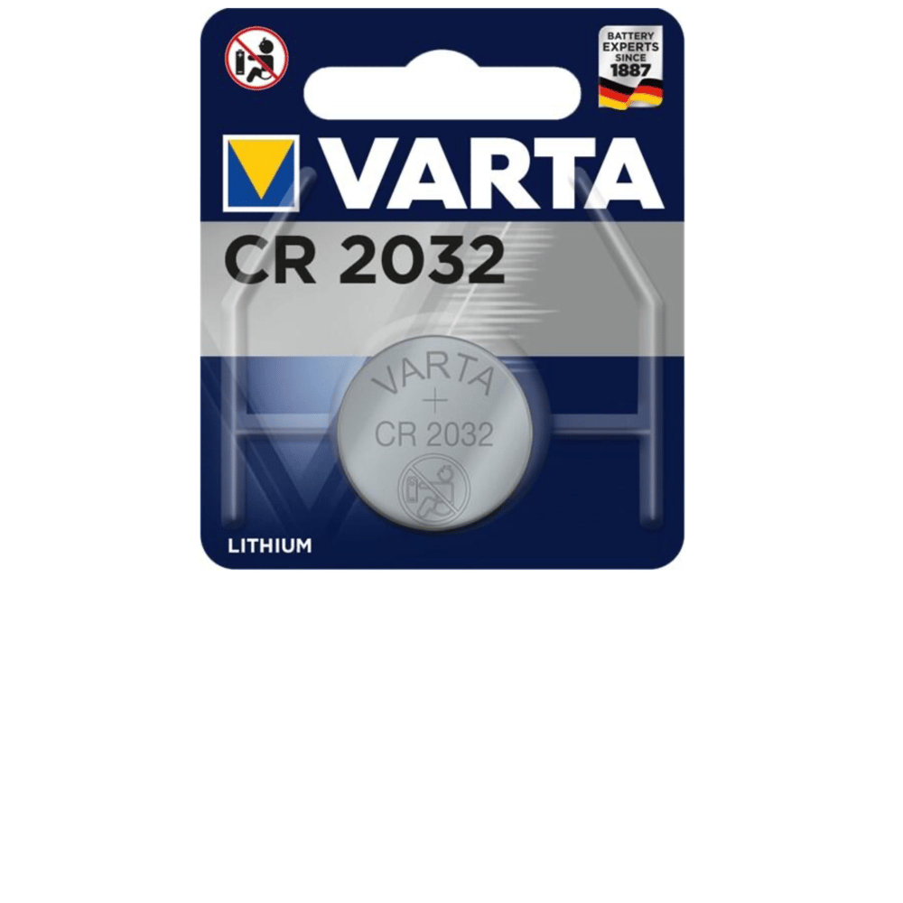 Varta CR2032 3V Lityum Düğme Pil Tekli Blister Pil Paketi 