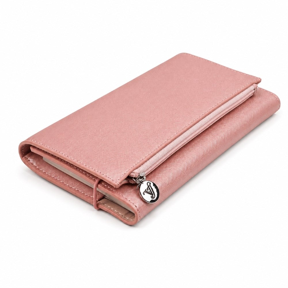 Victoria Journals  Zipco Clutch 7365 80 gr 96 Yp Çizgili Şampanya Zarif Defter