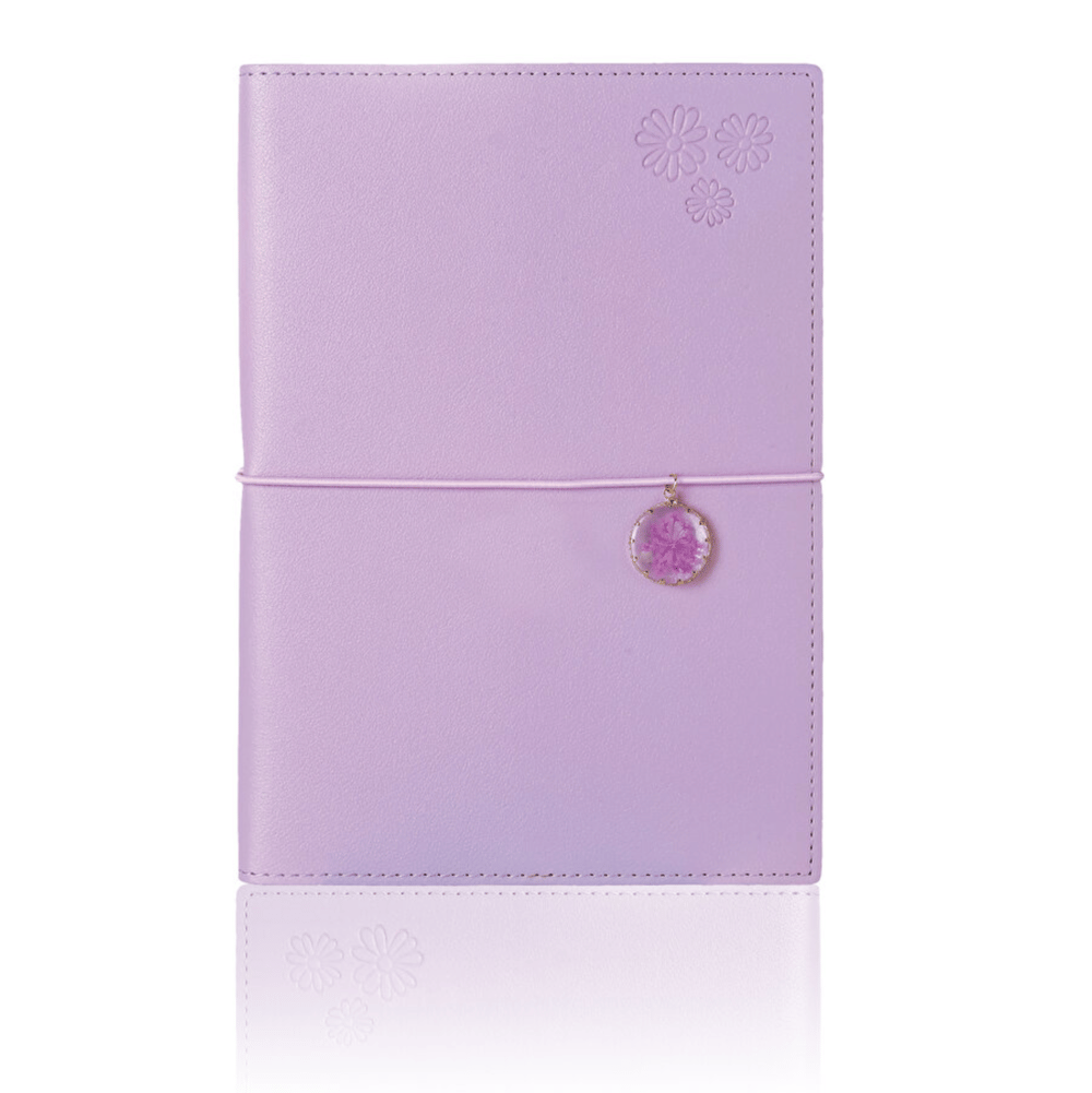 Victorias Journals Charm A5 Noktalı Çiçek Defter 