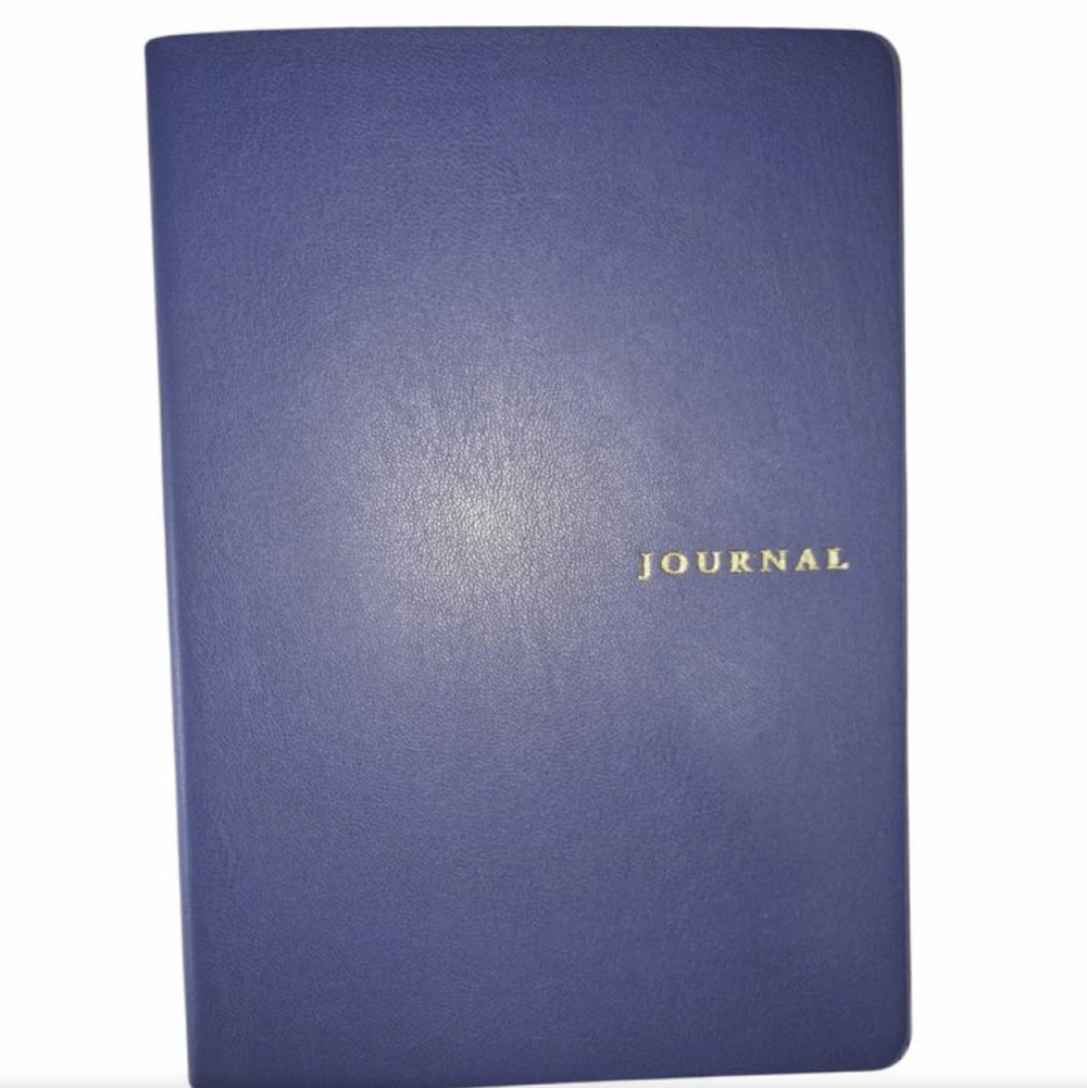VJ SMYTH ART VEGAN DERİ DEFTER 100 GR 96 YP A5 DÜZ LACİVERT