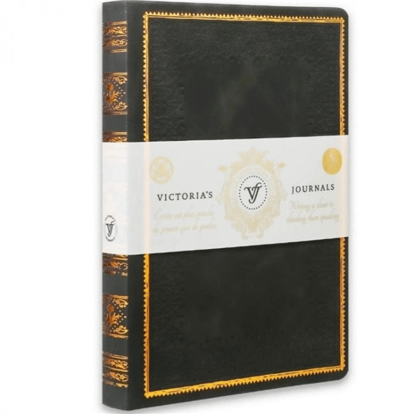 VJ Vintage Old Book Defter Çizgili 80 gr 160 Yp Klasik Retro Tasarım