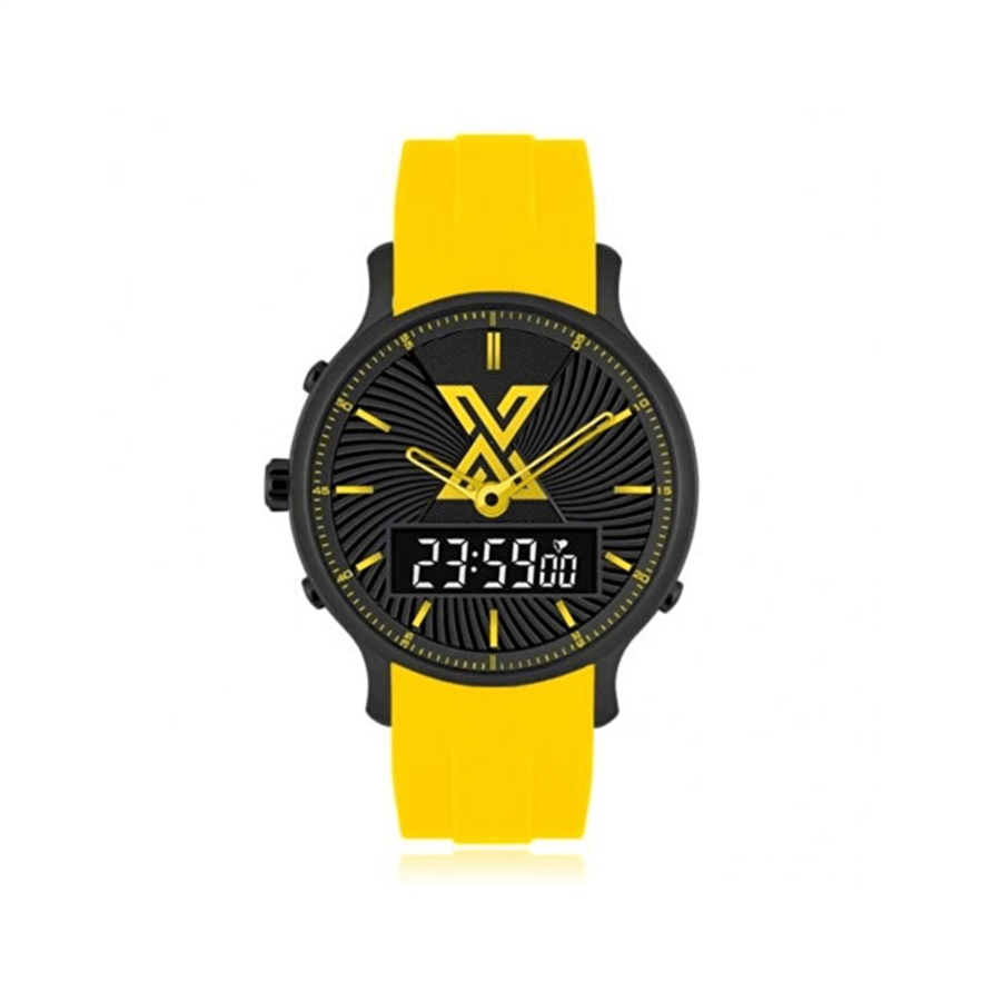 X WATCH DB Sarı Analog Dijital Kol Saati