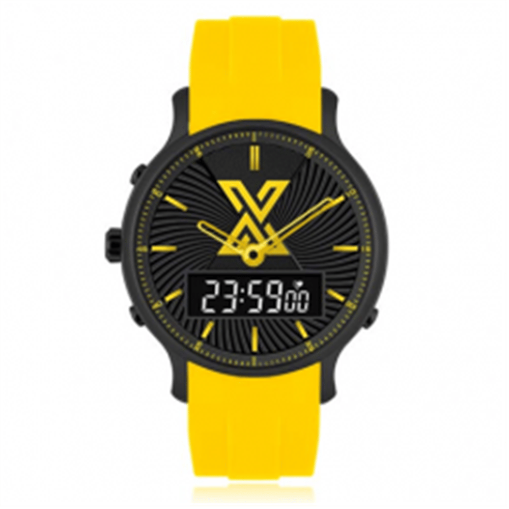 X WATCH DB Sarı Analog Dijital Kol Saati