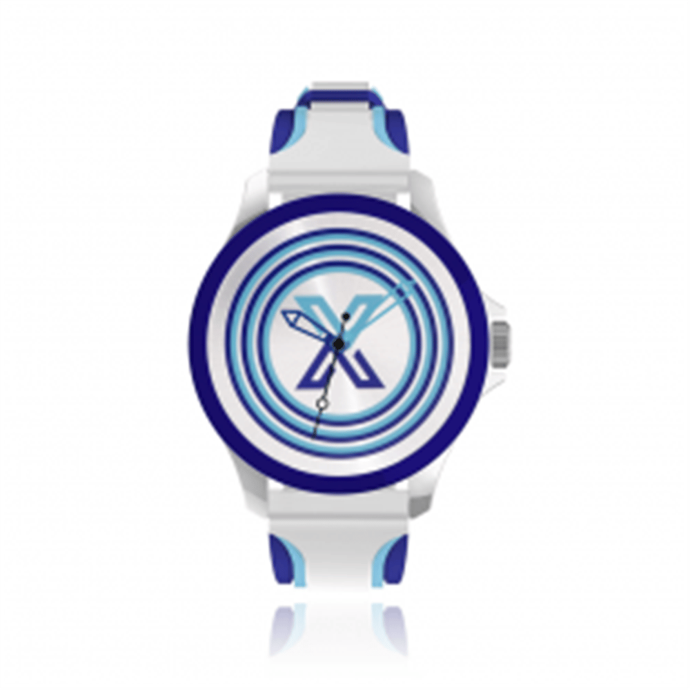 X WATCH RB Mavi 38 mm Silikon Kol Saati