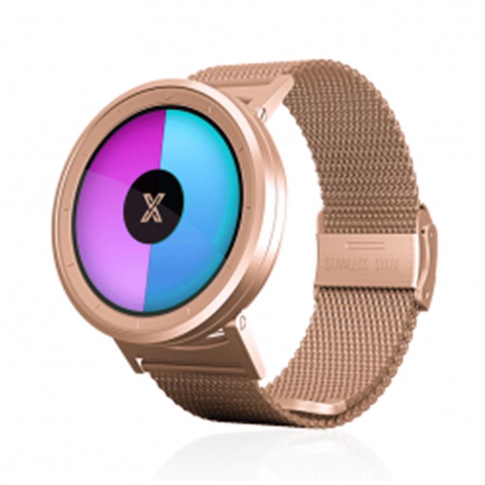 X WATCH Rose Gold 44 mm Çelik Kol Saati