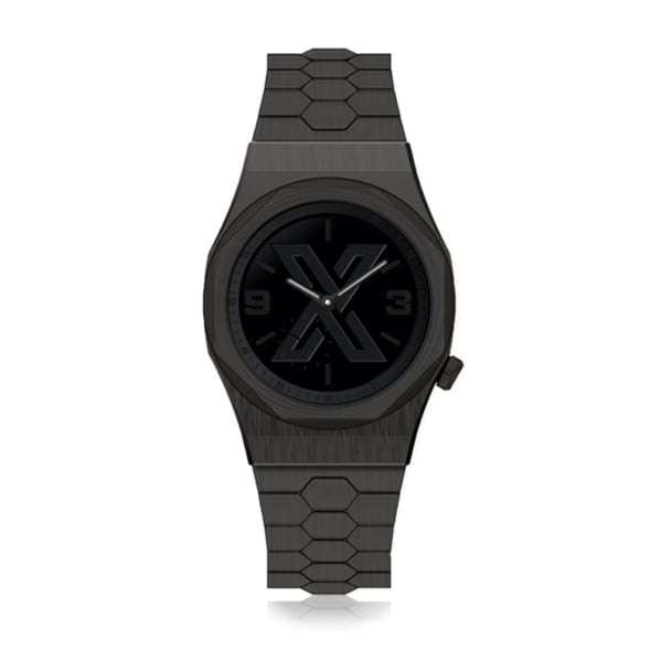 X WATCH X-E Siyah Çelik Quartz Kol Saati