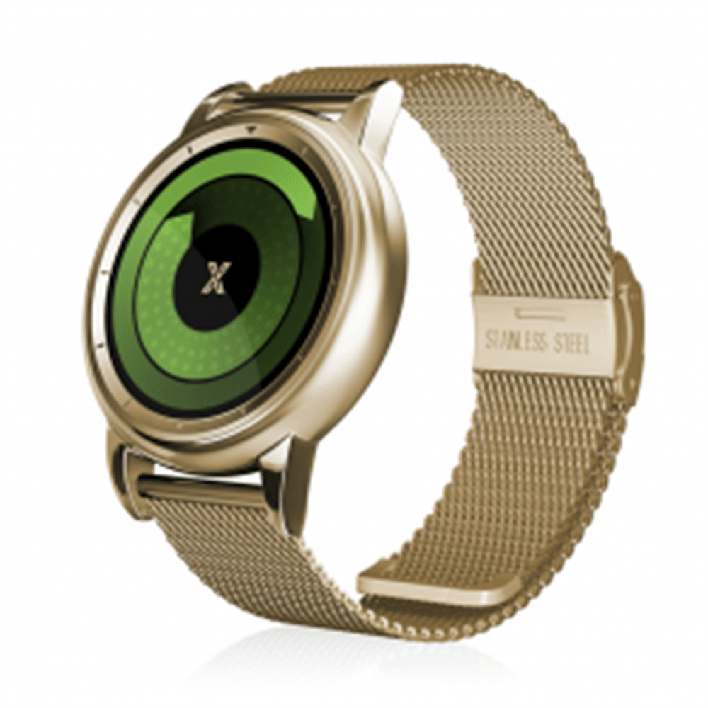 X WATCH X2 Gold 42 mm Çelik Kol Saati