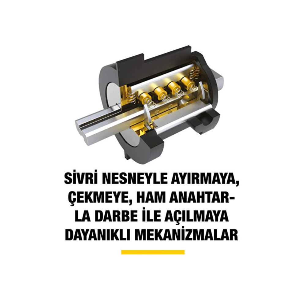 Yale Yüksek Güvenlikli U Kilit Motosiklet Bisiklet Kilit