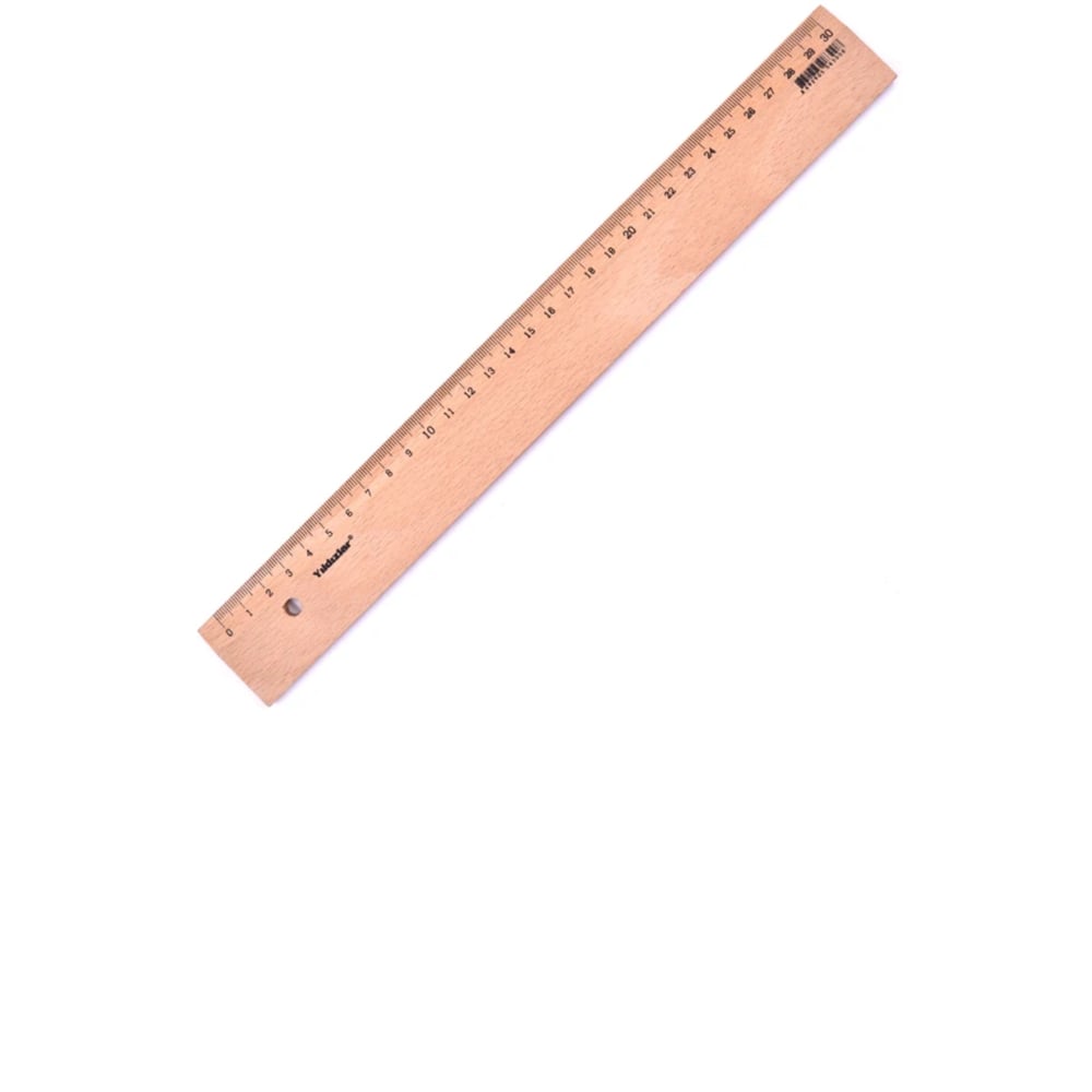Yıldızlar 30 cm Tahta Cetvel