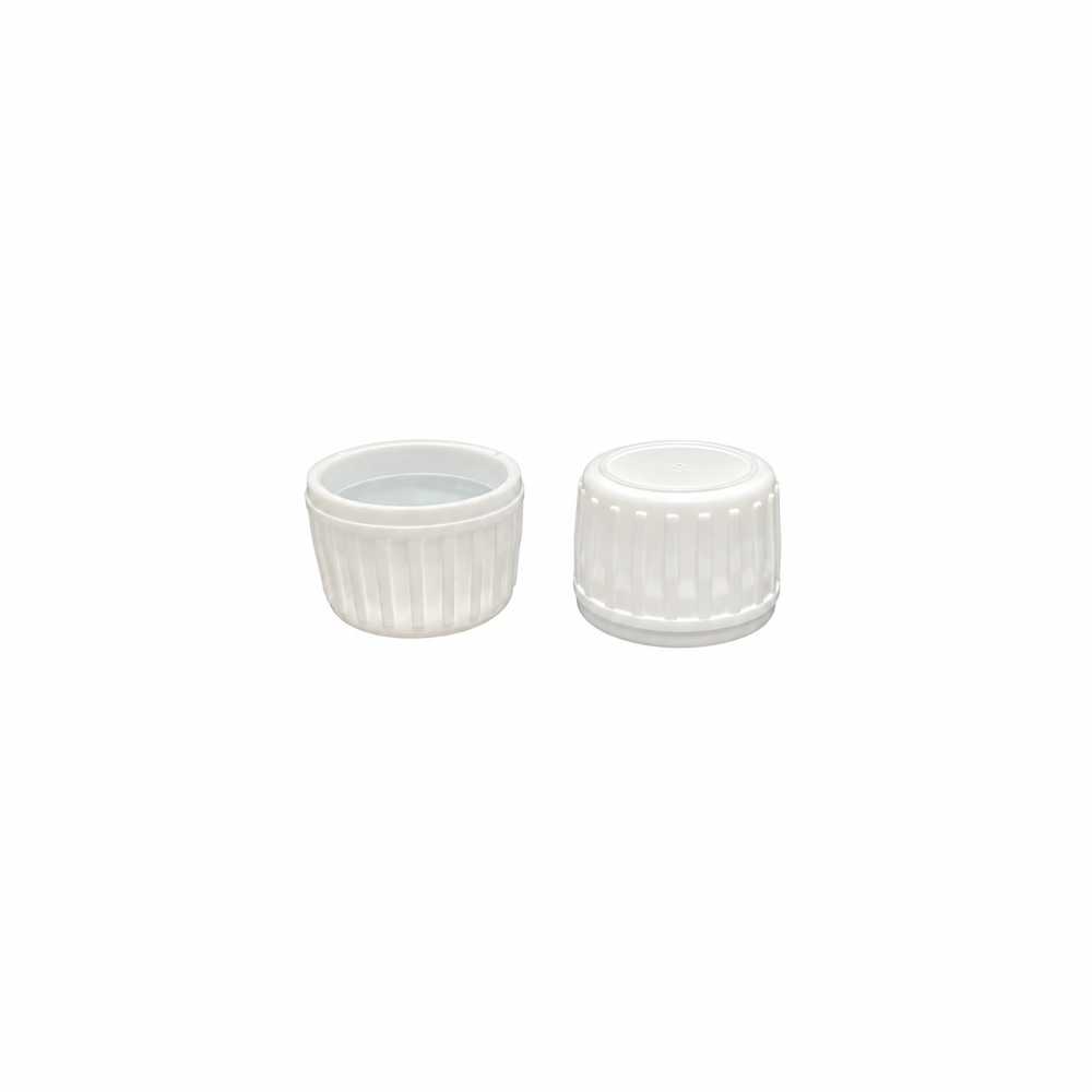 28 MM  Beyaz Kilitli Ecza Şişe Kapağı (50 ML Şişe İçin)