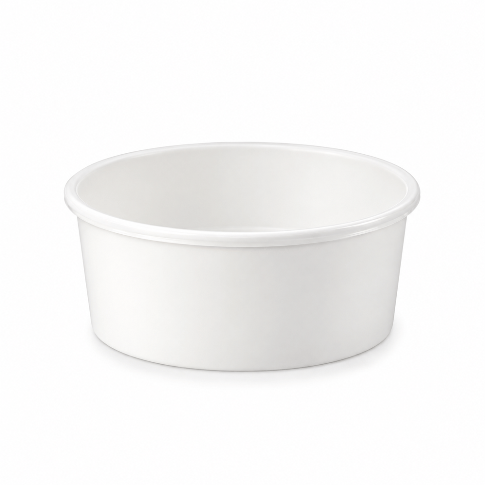 32 Oz 1000 cc Beyaz Mikrodalga Karton Kase (PAP 1001)