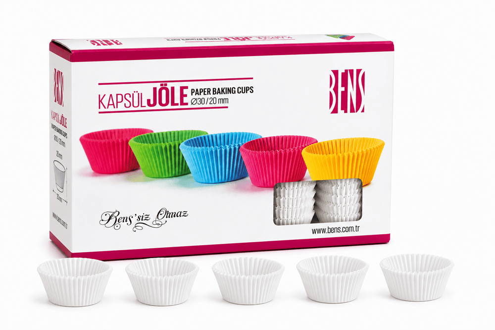 Beyaz Jöle Kapsül 30*20 1000'li Paket
