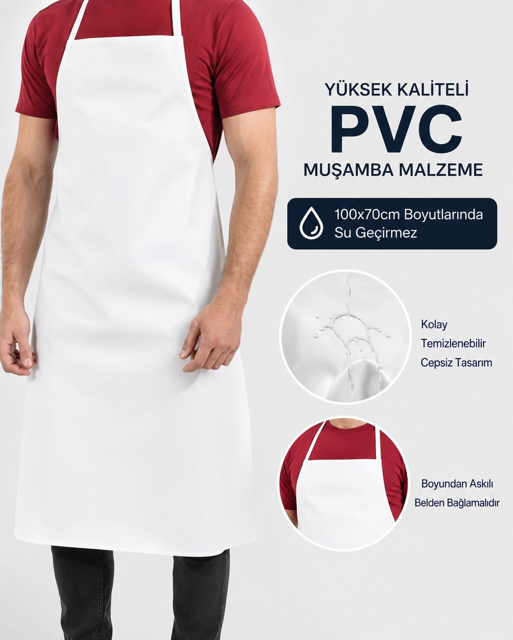 Bulaşık Önlüğü Beyaz