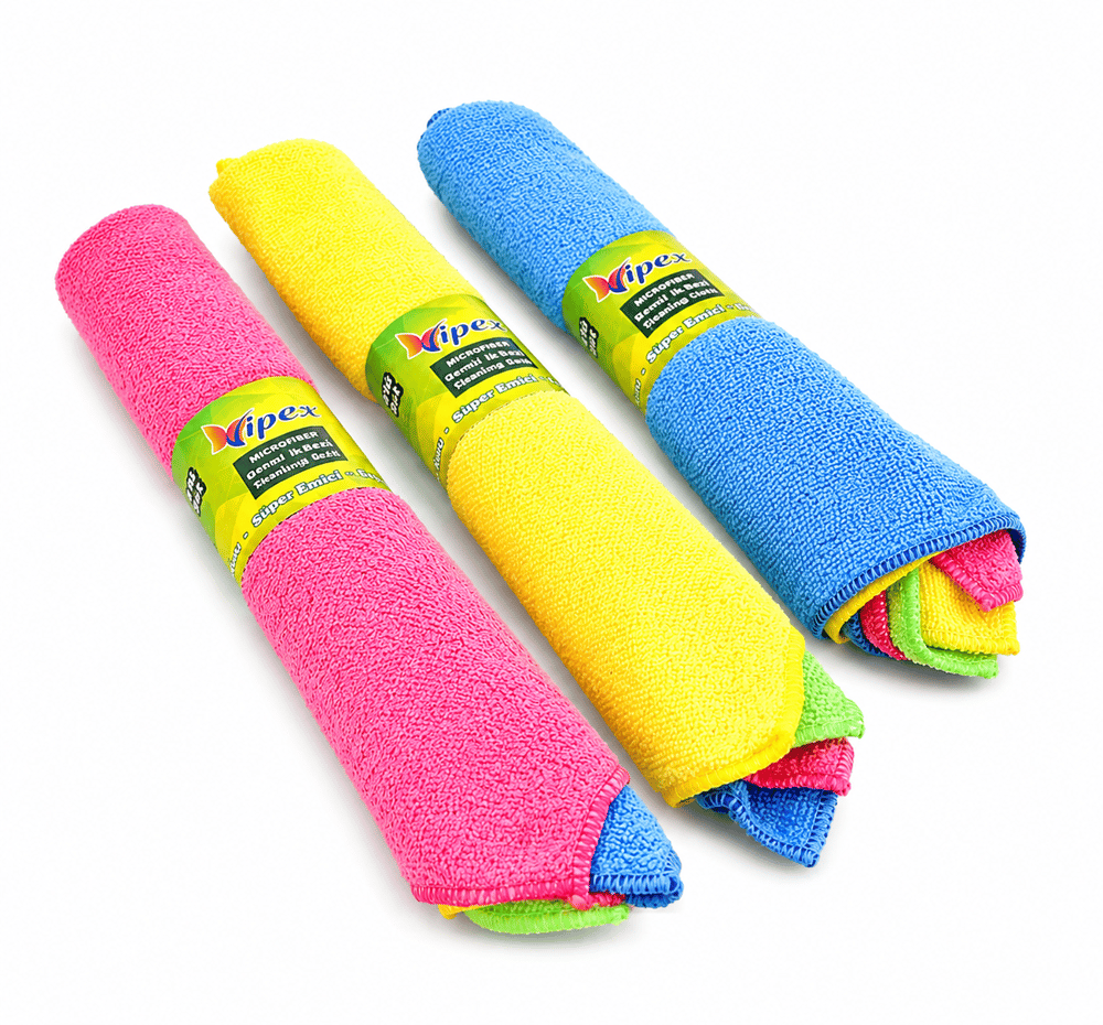 Vipex Lazer Kesim 4'lü Dürüm Kurulama Bezi 30*30 cm 160 Gsm