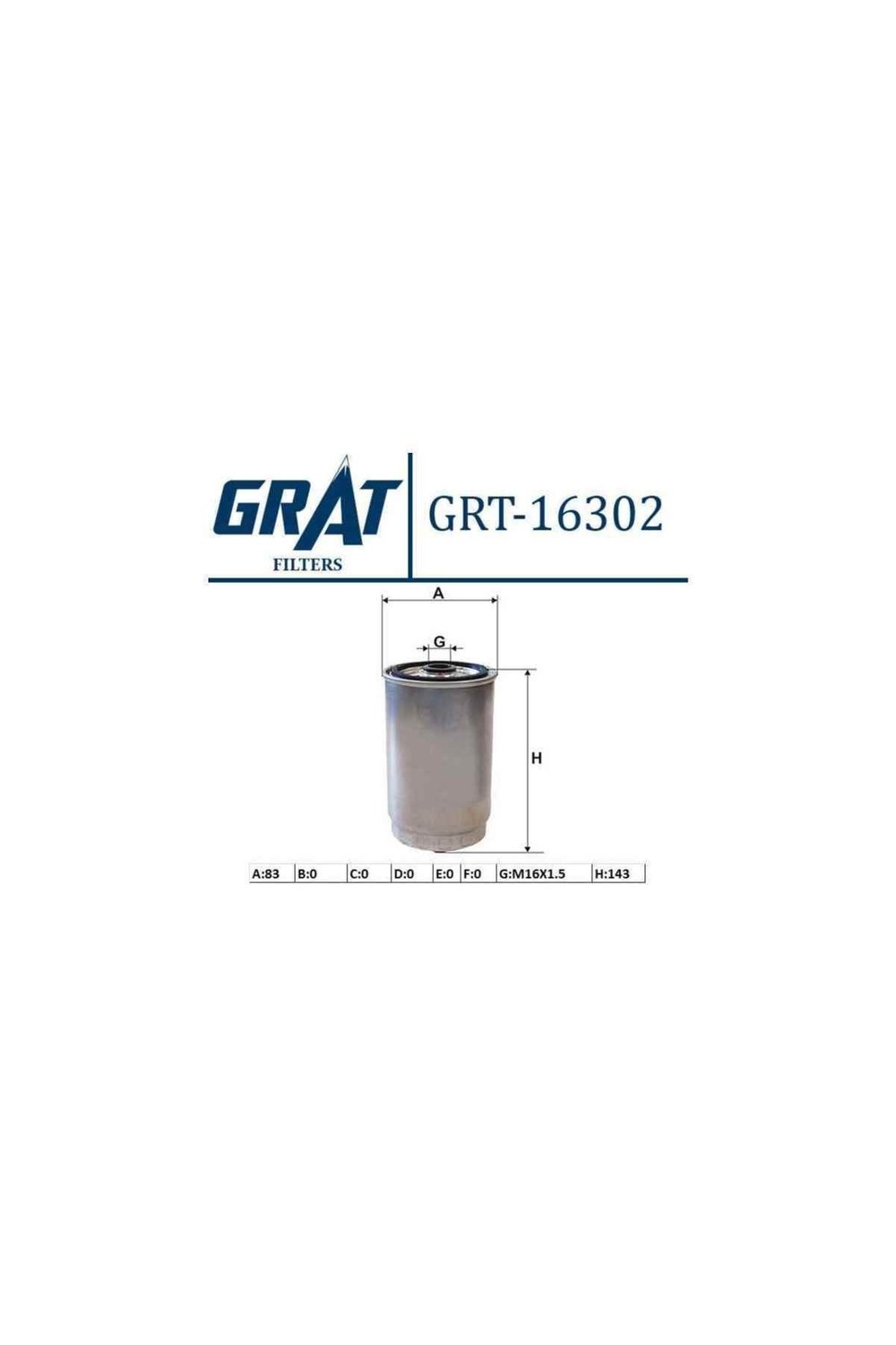 319222b900 Fıltre Mazot (genıs Delık)-(hyundaı: Accent-era 06>11 / Getz 06>10 / I30 12 Grt-16302-mar