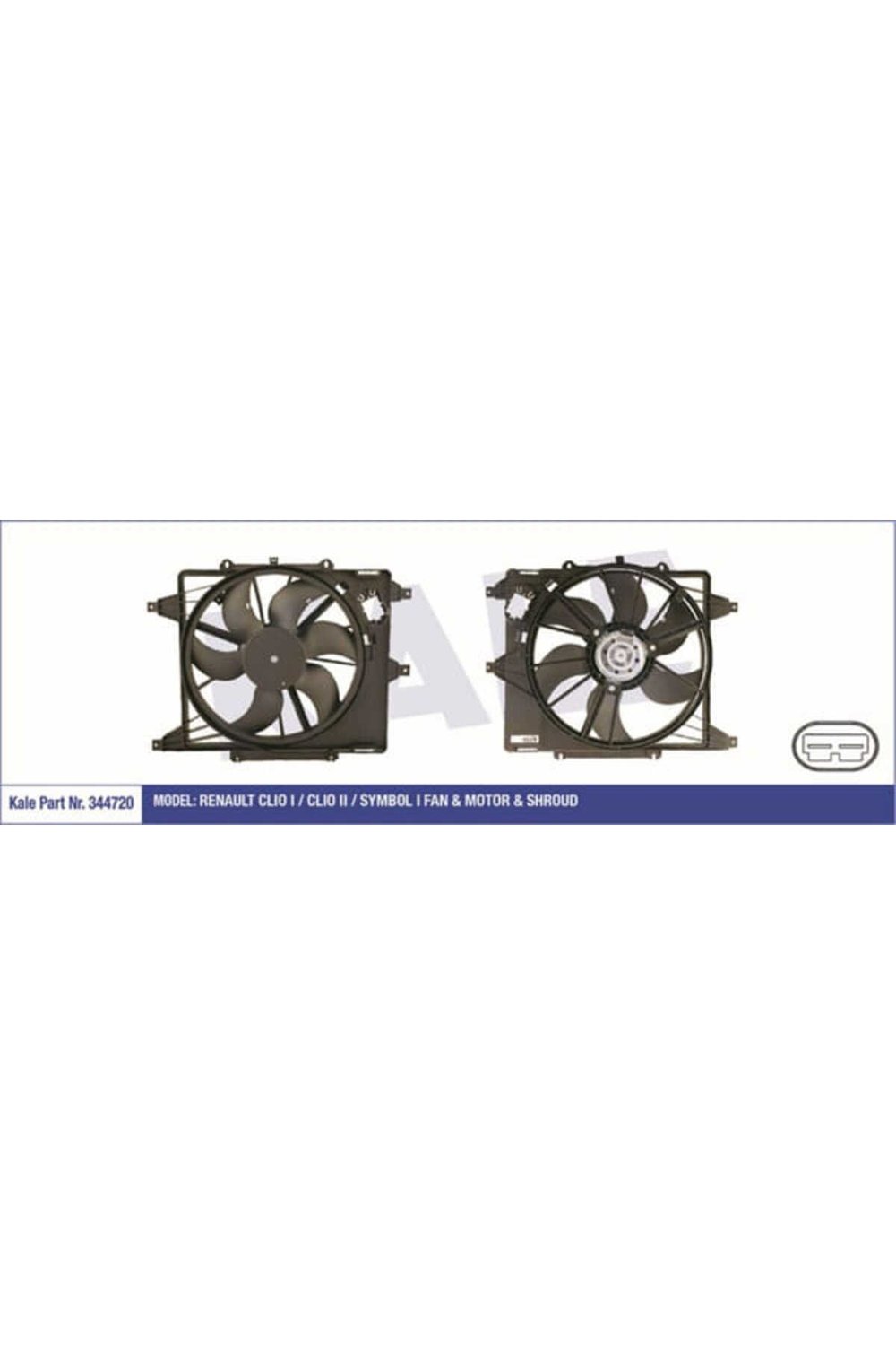 344720 FAN MOTORU CLIO II KANGOO MEGANE I 1.5 DCI 1.4 8V AC