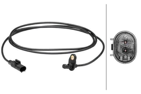 Abs Sensoru Arka Sol Mercedes Sprınter B906 06>18 Hella 6Pu012679591