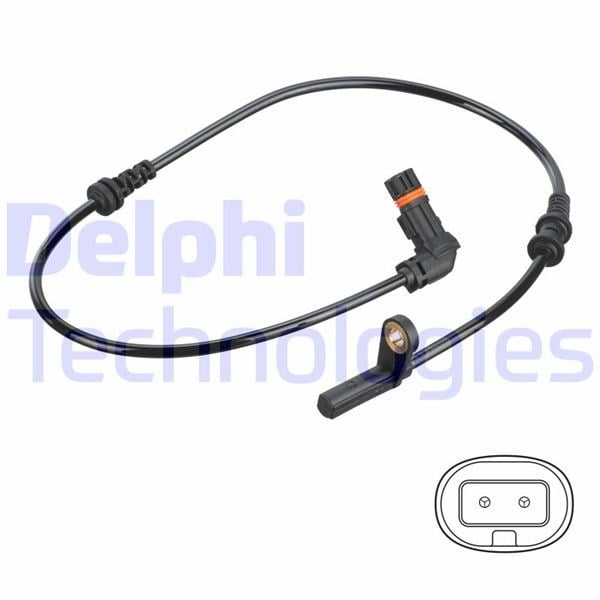 Abs Sensoru On Mercedes C-Class W204 S204 C204 Delphı Ss20797