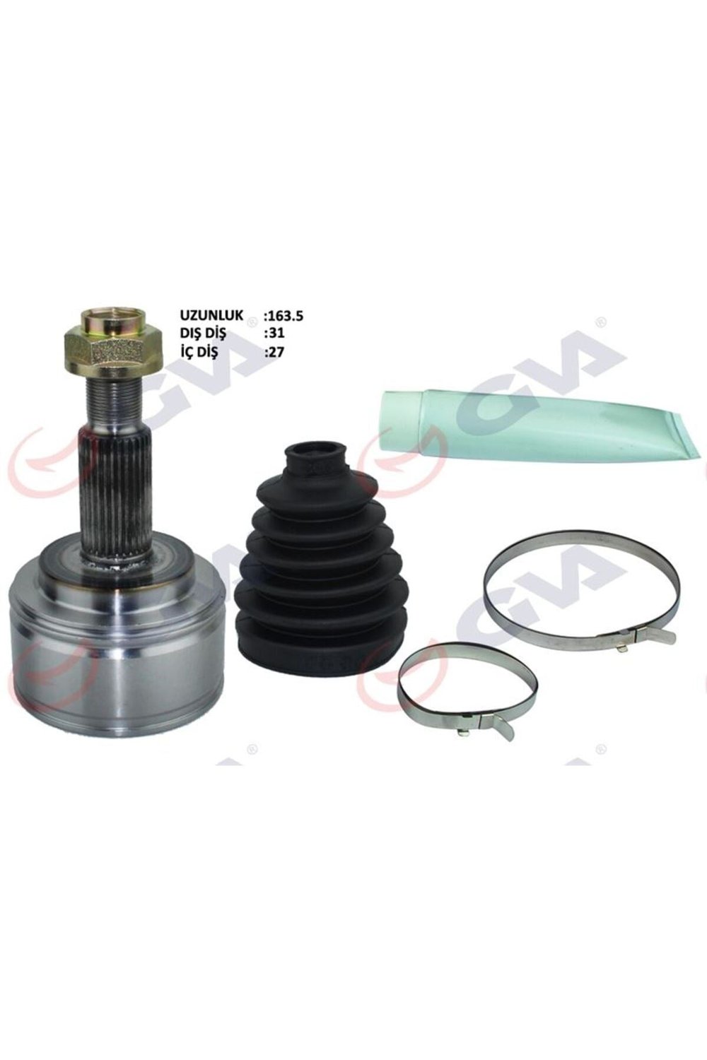 AKS KAFASI DIŞ ÖN MASTER 3-MOVANO II 2.3 DCİ 6 VİTES 10-31×27x70 164mm GVA 4419030K 8200842365-39100