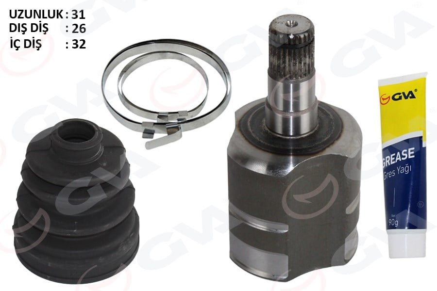Aks Kafası İç Golf5-Golf6-Jetta Bm Otomatık 04-13 Bm Gva 4475299Kı
