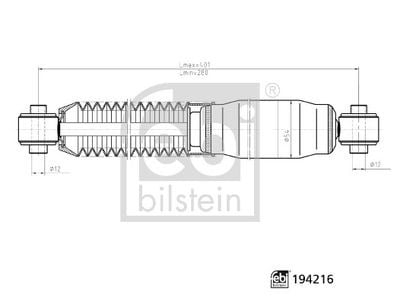 Amortisör Arka Aks Citroen Febı 194216