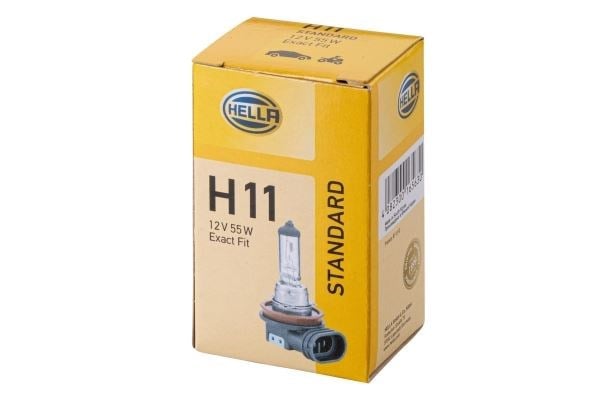 Ampul H11 Halojen Pgj19-2 12V Tek Tellı Far Ve Sıs Mercedes Bmw Cıtroen Honda Opel Vw Hella 8Gh008358121