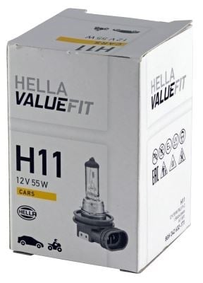 Ampul H11 Halojen Pgj19-2 12V Tek Tellı Far Ve Sıs Mercedes Bmw Cıtroen Honda Opel Vw Valuefıt Hella 8Gh242632171