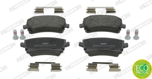 Arka Balata A4 B6 01-05 A4 B7 05-08 A4 Quattro B6 01-05 A4 Quattro B7 05-08 A6 04-12 Ferodo Fdb1655