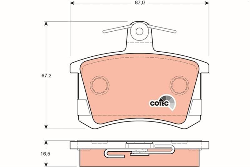 Arka Balata Audı A4 95-00 A6 94-07 A8 95-00 80-100-100 Avant Trw Gdb1163