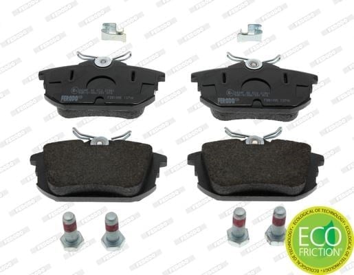 Arka Fren Balata Mıtsubıshı Carısma 1.6L 1.8L 4G92 4G93 Da1a Da2a 95-> / Space Star 1.3L 1.6L Dg1a D G3a 98-> / Volvo S40. V40 1.6L 1.8L 2.0L 2.0L T 95-04 Ferodo Fdb1095
