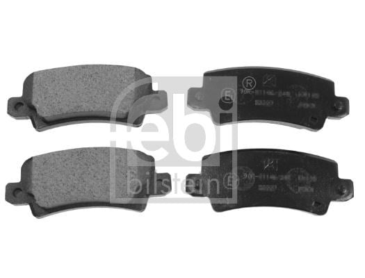 Arka Fren Balata Toyota Corolla 1.4L 1.6L 4Zz-Fe 3Zz-Fe Zze120 Zze121 Vvti 02-06 / 1.4L 1Ndtv Nde120 04-06 Febı 16577