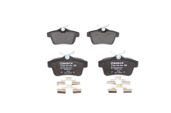 Arka Fren Balatası Peugeot P3008 09>16 P5008 09>17 P508 10>18 P308 Gtı-Rzc 10>14 Cıtroen C4 09>16 Ds4-Ds5 11>15 Bosch 0986494640