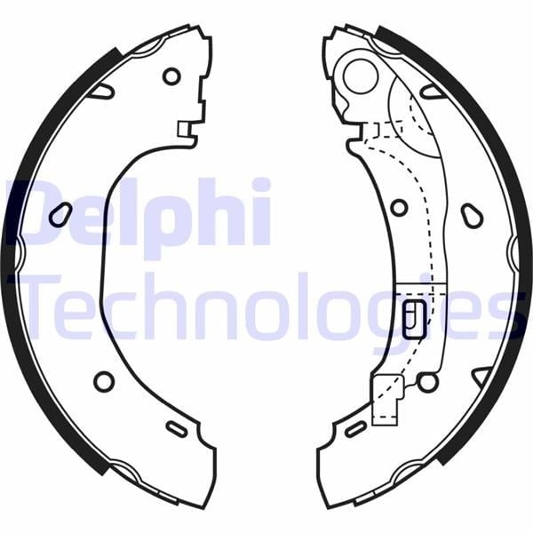 Arka Pabuç Balata Boxer Iı 2.2 Hdı 02-06 Jumper I 2.5 Tdı 94-02 Ducato 2.3 -2.8 Jtd 02-06 Delphı Ls1925