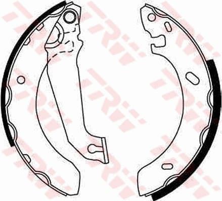 Arka Pabuç Balata Escort 5-6 1.3-1.4-1.6 90-95 Gs6254 7138050 Trw Gs6254