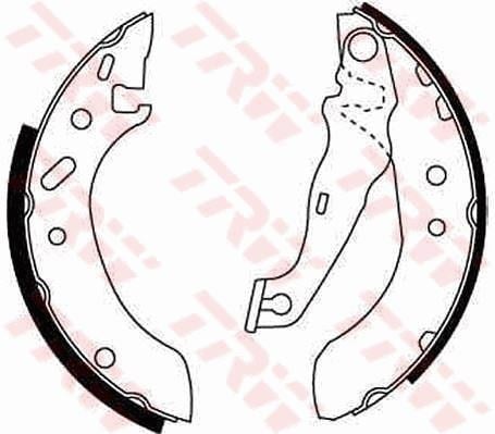 Arka Pabuç Balata Fıesta Iv 1.0 1.25 1.3 1.4İ 1.6 1.8D 95-02 Escort 95-00 Ka 96-08 180X30 Trw Gs8611