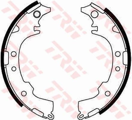 Arka Pabuç Balata Pıcnıc 96-01 Terıos 00-05 Trw Gs8652