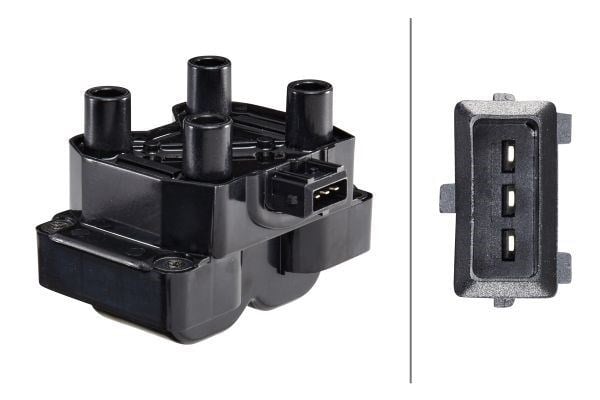 Ateşleme Bobini Psa-Alfa Romeo-Fıat-Honda-Kıa-Lancıa-Land Rover 12V 3-Kutuplu 30520Pdfe00-0K01118100-Err6045-134386 Hella 5Da193175691