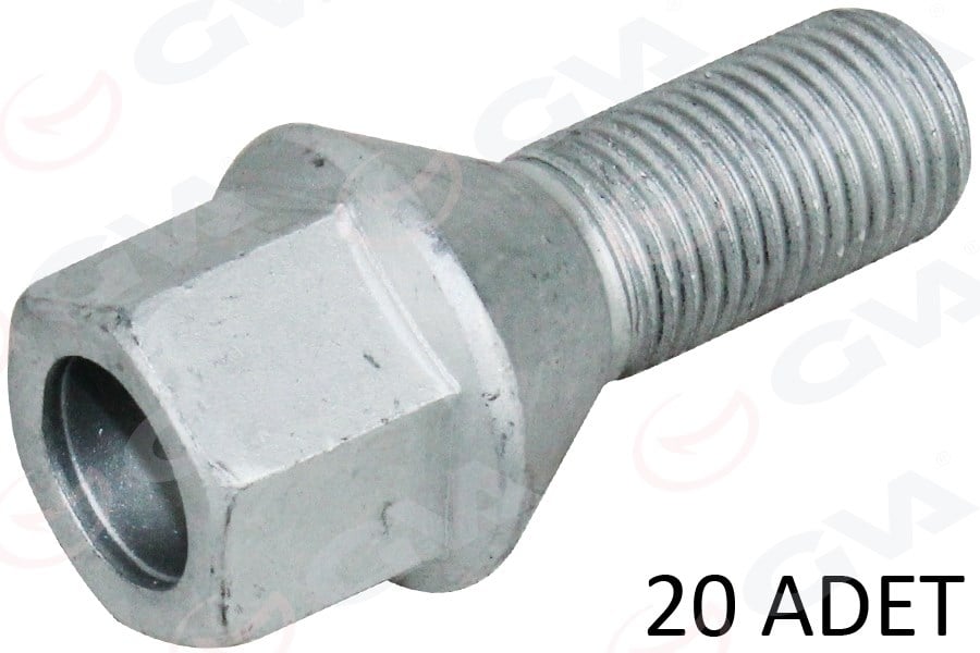 Bijon Cıvatası Delikli-Geomet Fıat Doblo Y.M Cıtroen-Peugeot-Opel-Ford Aa17 -M12x1.25X22 Paket Adet : 20 Gva 8820141
