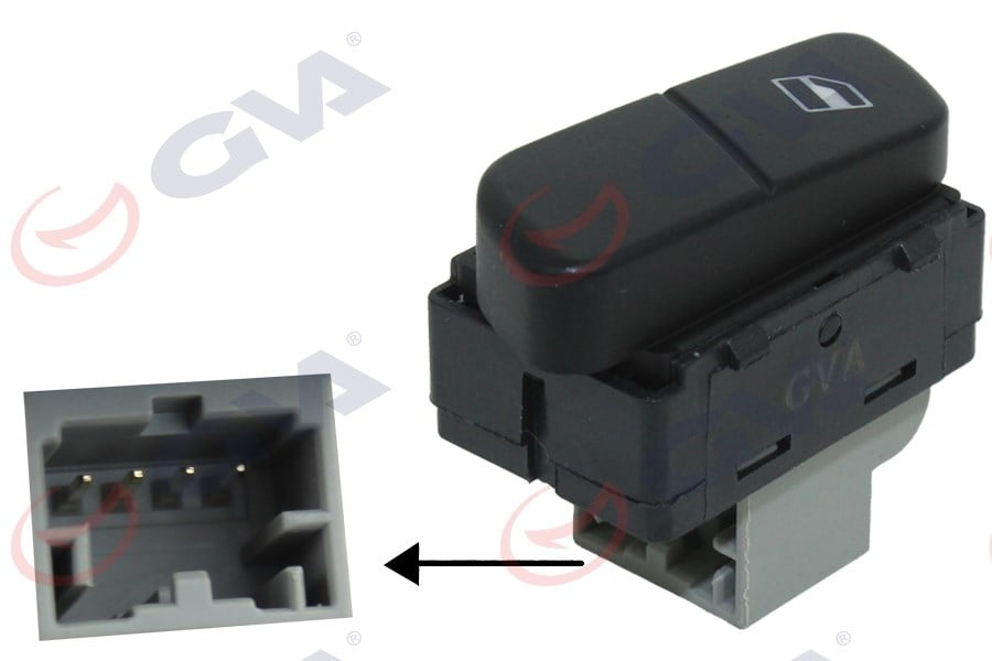 Cam Açma Anahtarı Anahtarı Tekli Arka Sağ Vw Polo Gva 8075008