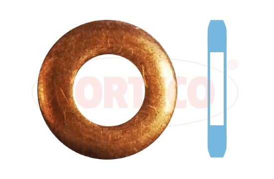 Conta Halkası. Nozul Tutucu Rı Met 7.30 15.00 1.96 Cop 4 Seal Ring. Nozzle Holder Corteco 49430623