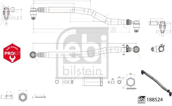 Direksiyon Rotu Direksiyon Ve Askı Volvo Febı 188524