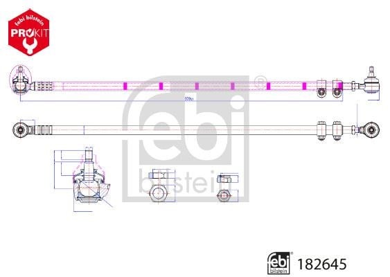 Direksiyon Ve Askı Rot Mili Deutz-Fahr Febı 182645