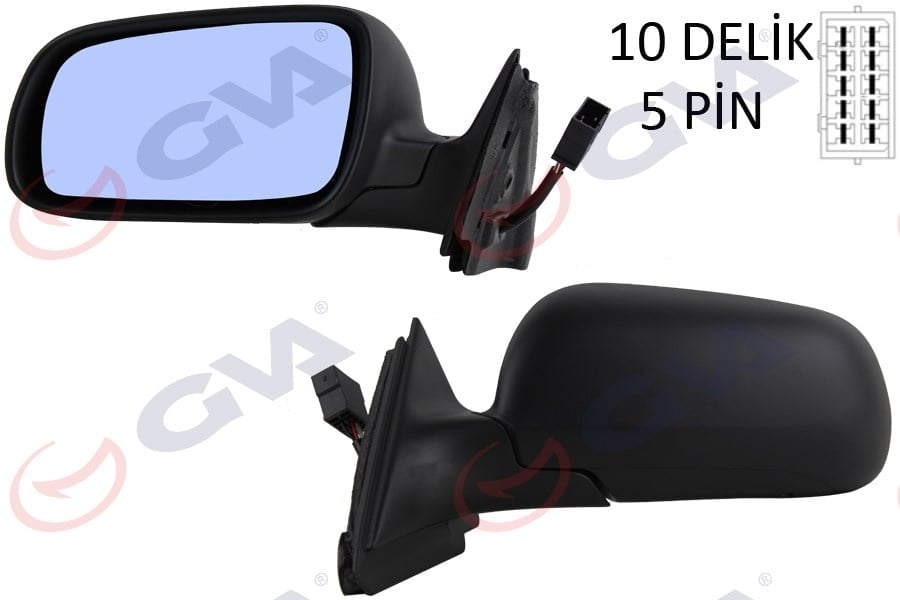 Dış Dikiz Aynası Sol A3 96-00 Elektrikli Isıtmalı Mavi Cam Düz Cam Vm-042L Gva 1075967