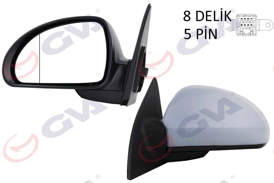Dış Dikiz Aynası Sol Ceed 07> Elektrikli Isıtmalı Astarlı Asferik 5 Fiş Vm-750Ehpa-5Dl Gva 1091911